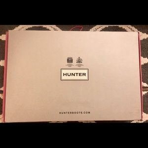 Original NEVER WORN Tall Gloss Black Hunter Rain Boots